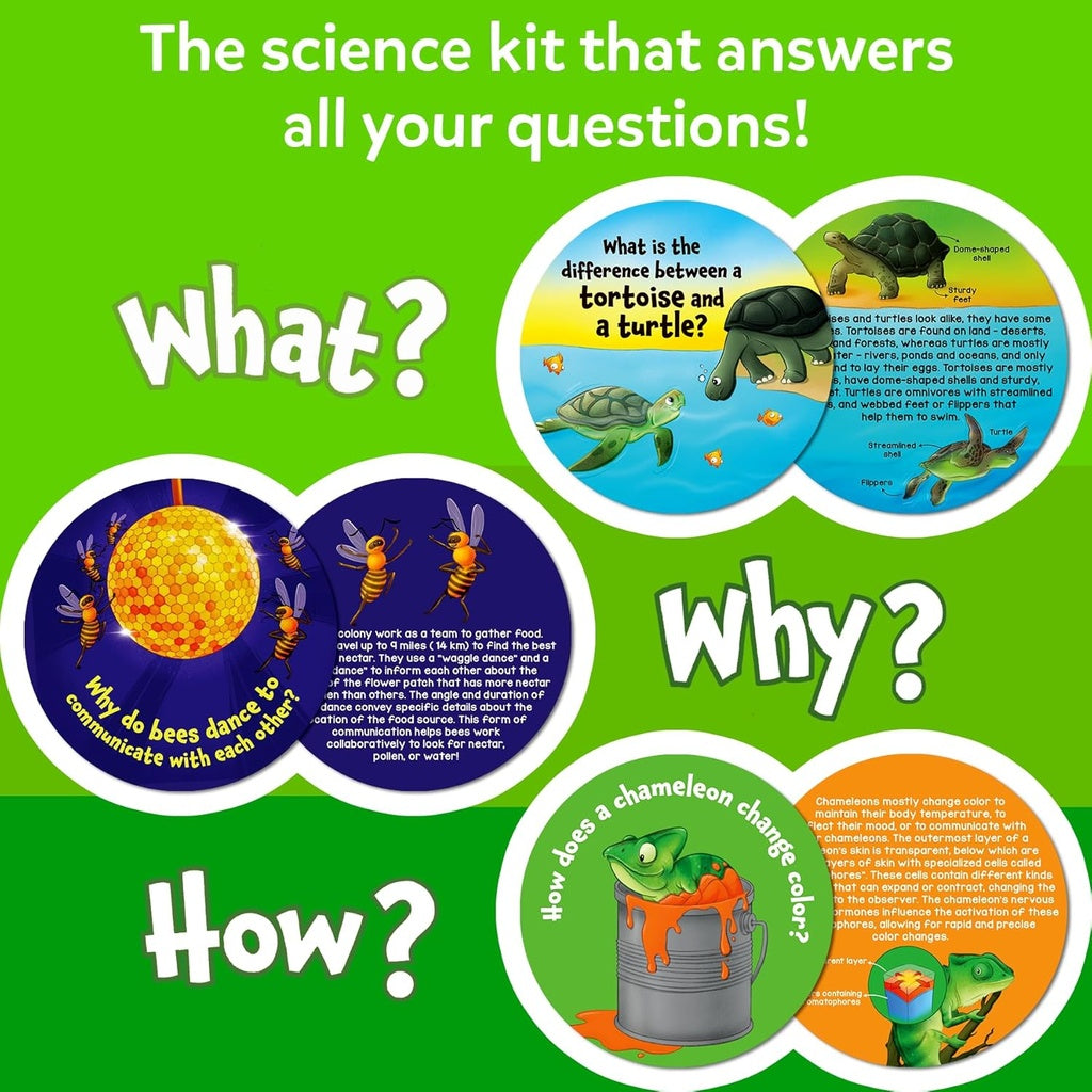 Skillmatics Science Snippets – All About Animals Educational Trivia &amp; Learning Kit | 70+ Questions | Fun Science Game for Kids &amp; Families | Ages 7–99 Years