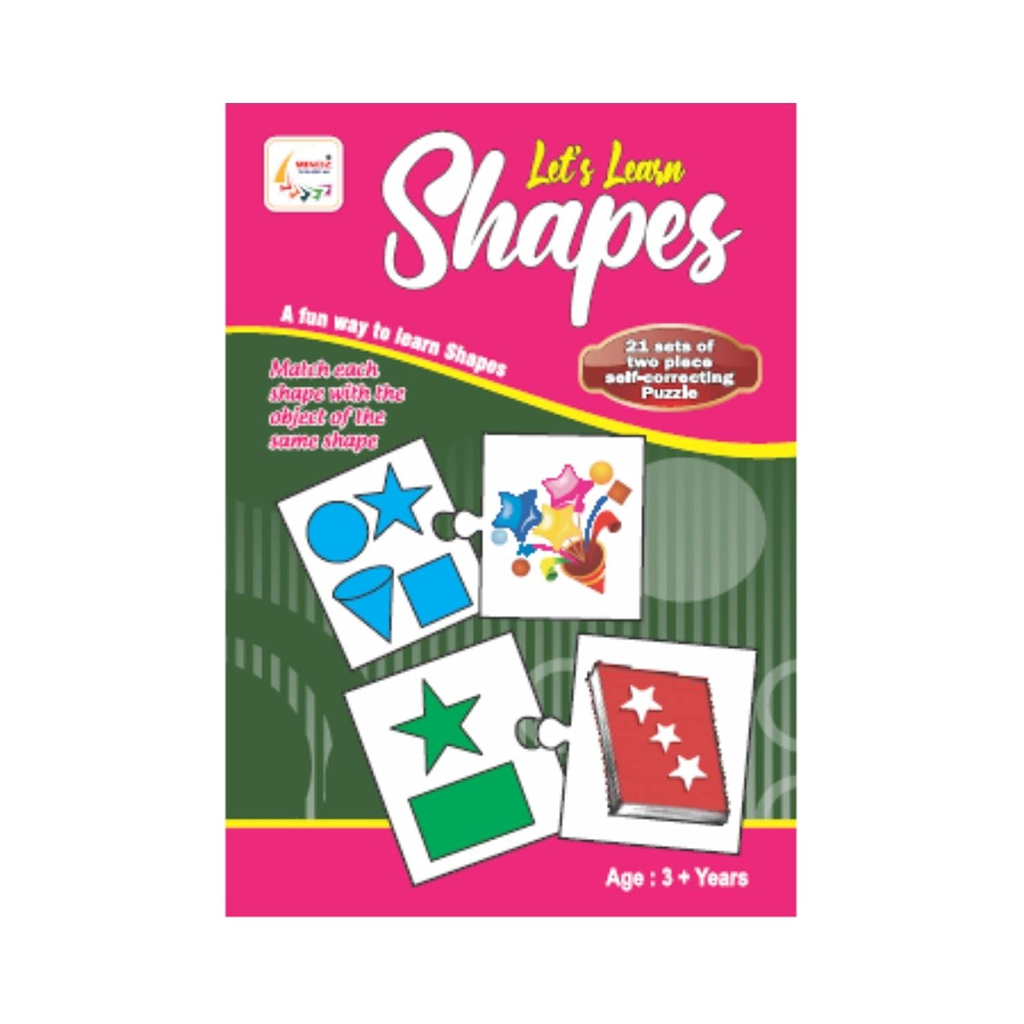 Let’s Learn Shapes Puzzle Cards for Kids (Age 3+)