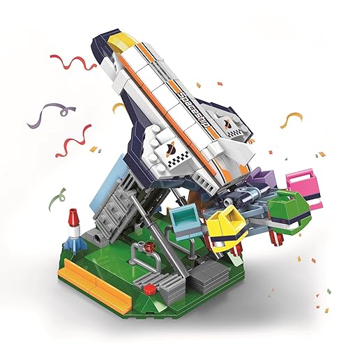 Playzu Space Shuttle Building Blocks Set (421 Pieces) – For Aged 6+