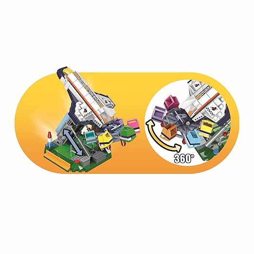 Playzu Space Shuttle Building Blocks Set (421 Pieces) – For Aged 6+