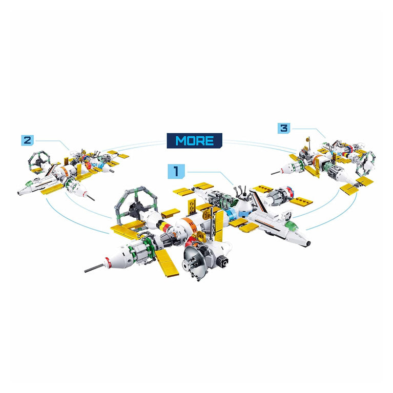 Sluban International Space Station 8-in-1 Building Blocks-12 + Years