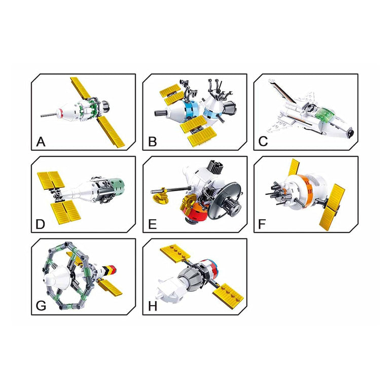 Sluban International Space Station 8-in-1 Building Blocks-12 + Years