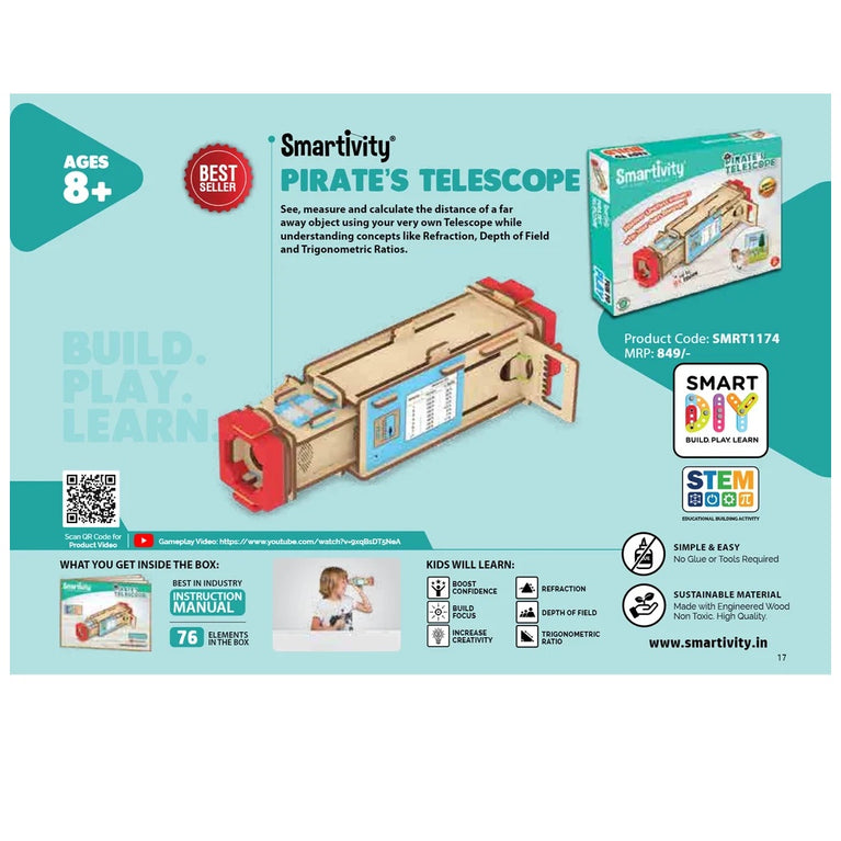 Smartivity Pirate’s Telescope STEM DIY Toys