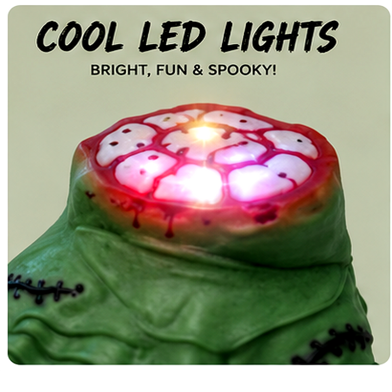 Remote Control Creepy Crawling Monster Hand Toy with LED Lights &amp; Sound Effects for Kids